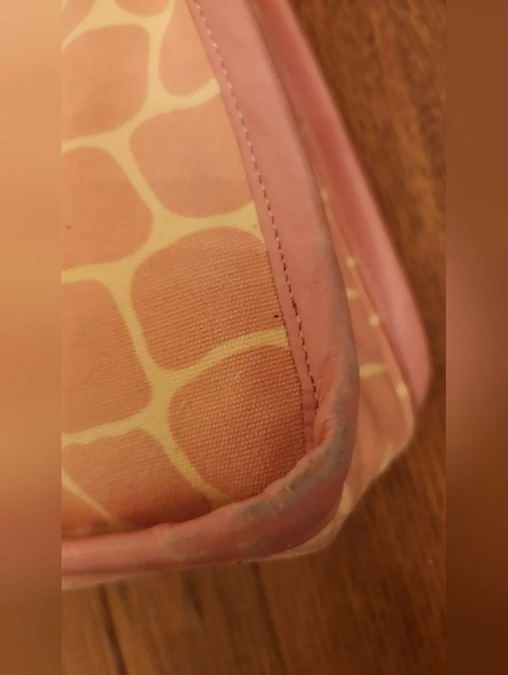 Kate Spade Pink Giraffe Print Tote